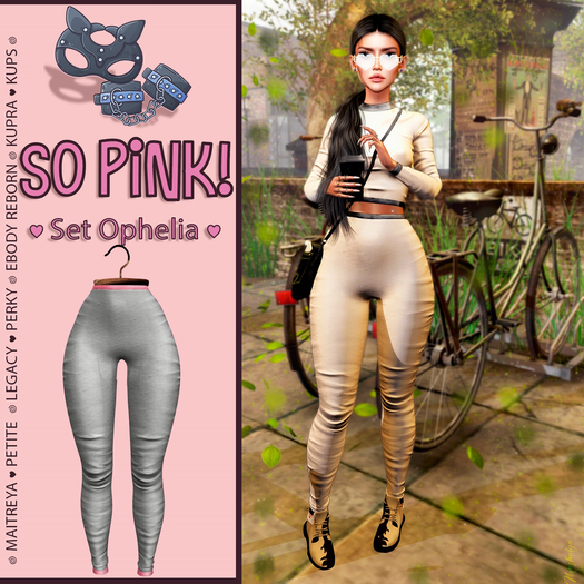 *So Pink!* - Set Ophelia pants grey