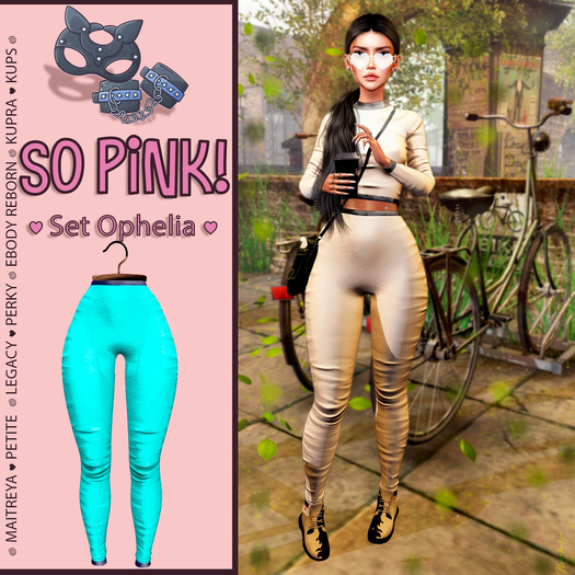 *So Pink!* - Set Ophelia pants teal