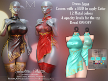 [[ Masoom ]] Enchantress Dress - Aqua