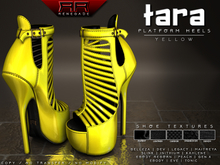 [Renegade] Tara Platform Heels - Yellow