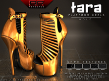 [Renegade] Tara Platform Heels - Gold