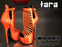 [Renegade] Tara Platform Heels - Coral
