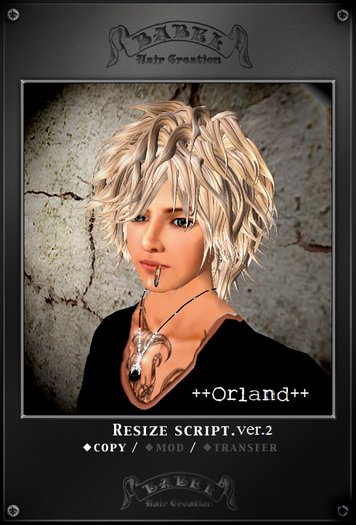 ***BABEL***Orland ResizeHair Mesh