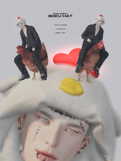 [Dope+Mercy]Boku Hat_Fatpack (ADD)