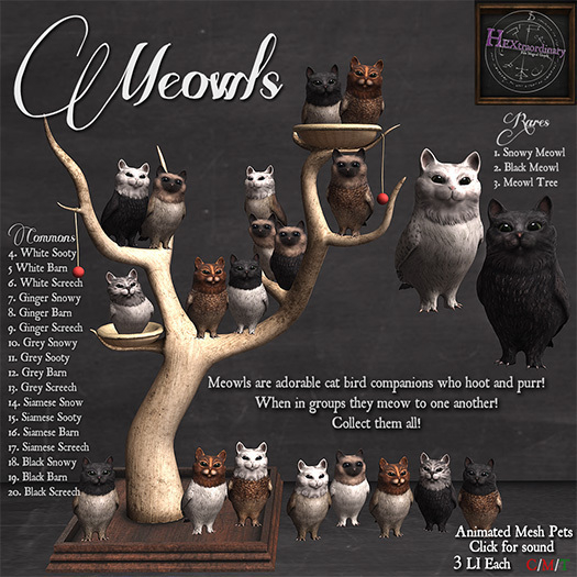 	4.*HEXtraordinary* White Sooty Meowl RARE
