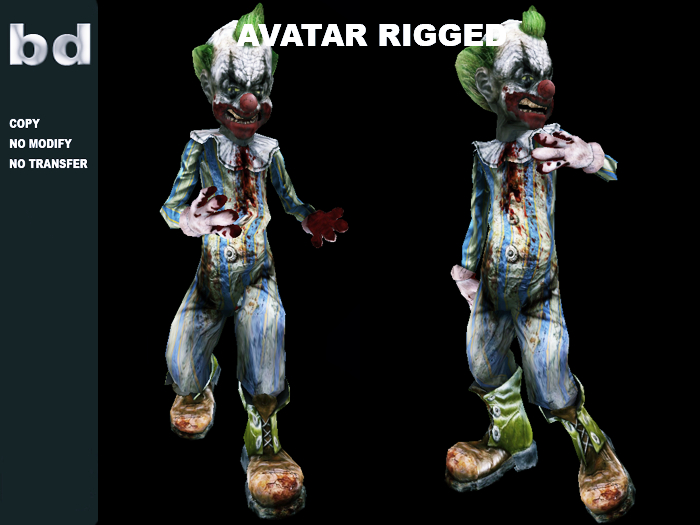 [bd] AVATAR RIGGED CLOW UNPACK