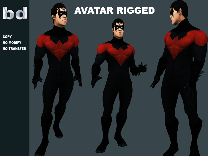 [bd] AVATAR RIGGED RICHARD GRAYSON UNPACK