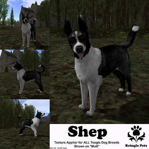KP - Teegle Dog Pelt Applier - Shep (ADD)