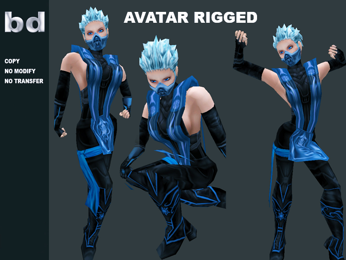 [bd] AVATAR RIGGED FROSTY UNPACK