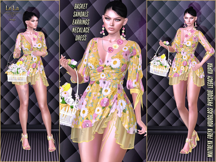 {Le'La} Ane Spring Outfit Yellow 