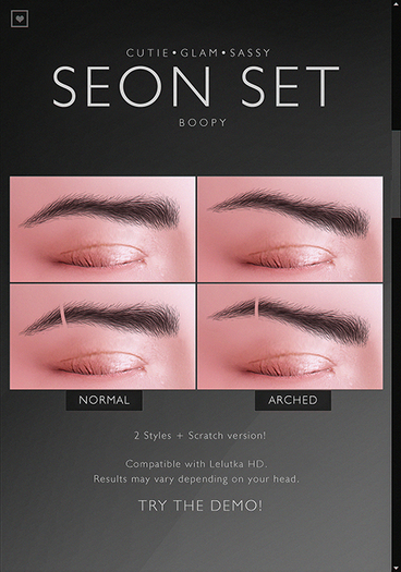 [BOOPY] Seon Eyebrows (Fatpack)