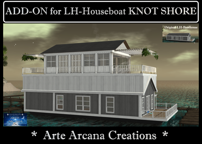 V5 COMPLETE ADD-ON extension for LH Houseboat  KNOT SHORE