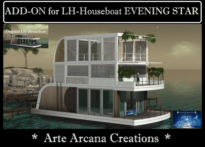 V5 COMPLETE ADD-ON extension for LH Houseboat  EVENING STAR