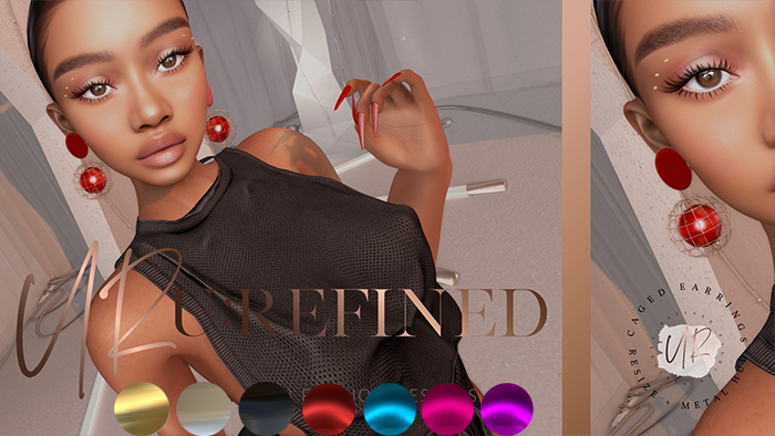 {U:Refined} Caged Earrings [All Colors]