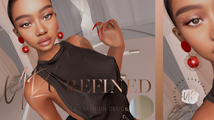 {U:Refined} Caged Earrings [Silver]