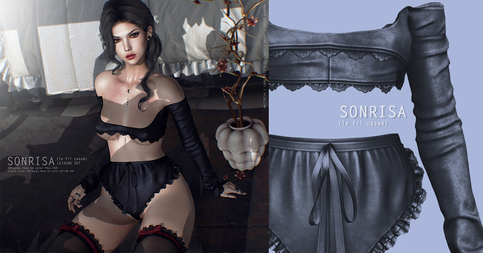 {le fil cassé} Sonrisa Set Graphite