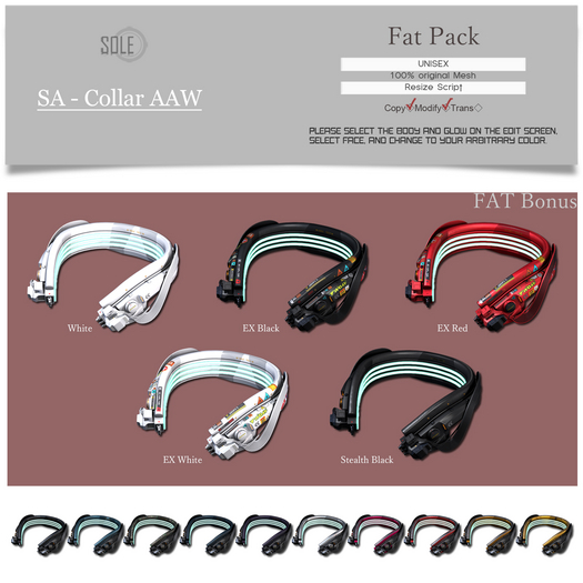 :::SOLE::: SA - Collar AAW (Fat Pack)