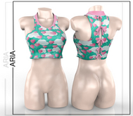 Teal Kawaii Crystal Blouse Maitreya Petite