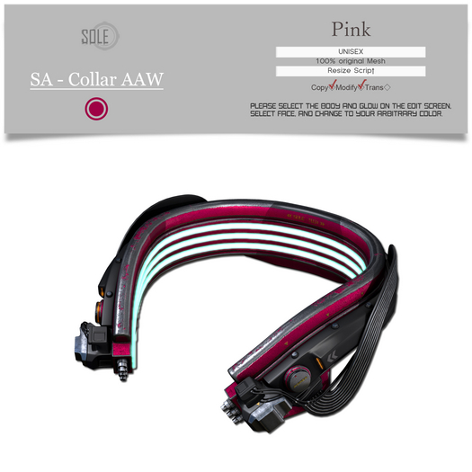 :::SOLE::: SA - Collar AAW (Pink)