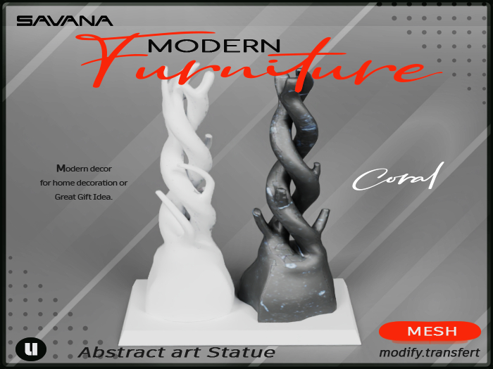 Coral / Abstract art Statue