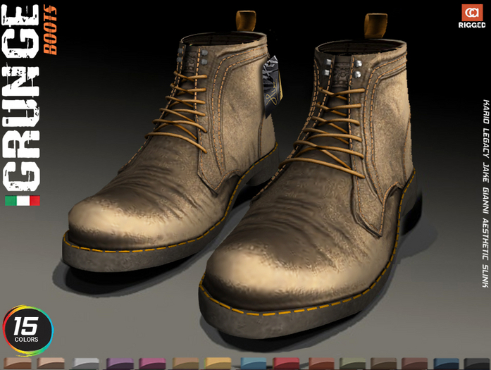 [CA] KARIO LEGACY AESTHETIC JAKE GIANNI GRUNGE BOOTS
