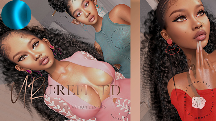 {U:Refined} Kissable Earrings Blue