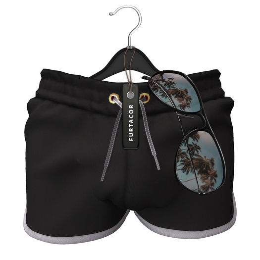 :::FurtaCor:::Doug Shorts (BLACK)