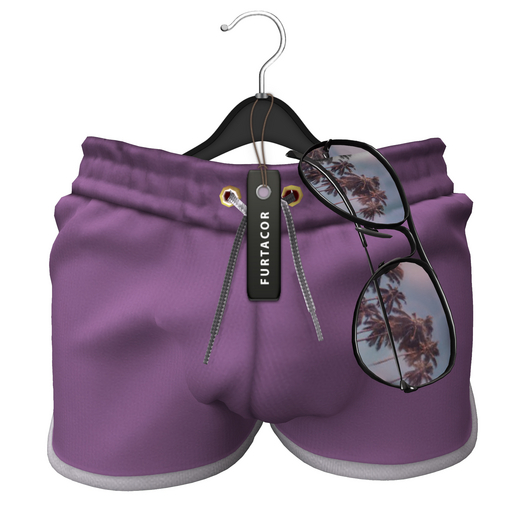 :::FurtaCor:::Doug Shorts (PURPLE)