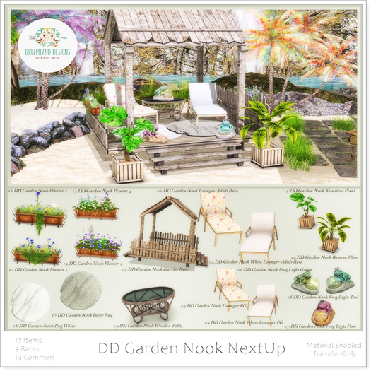 05.DD Garden Nook Gazebo Boxed-RARE