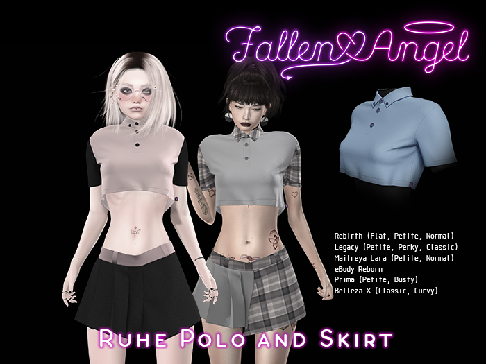 .:: Fallen Angel ::. Ruhe Top - BLUE