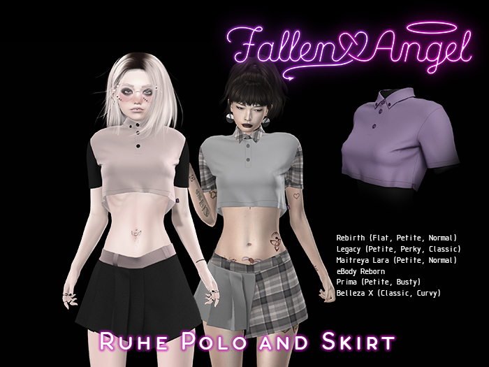 .:: Fallen Angel ::. Ruhe Top - PURPLE