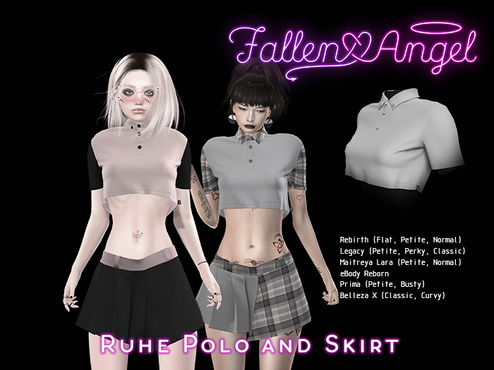 .:: Fallen Angel ::. Ruhe Top - WHITE