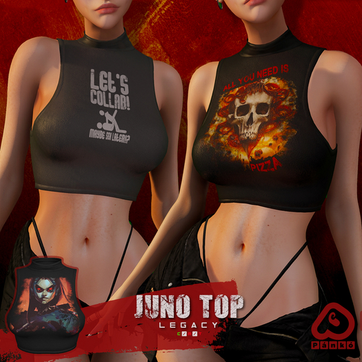 Pánkó Juno Top - Cyber (Black) [Legacy]