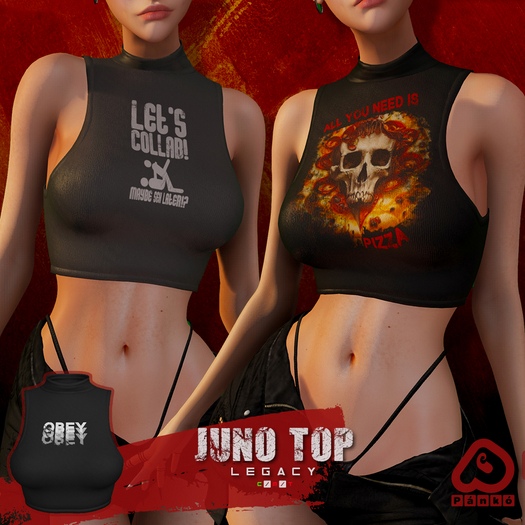Pánkó Juno Top - Obey (Black) [Legacy]