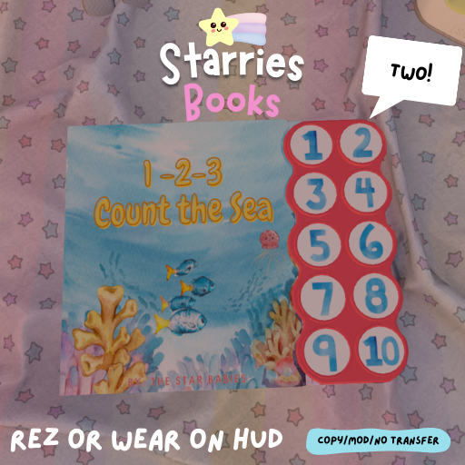 [Starries Books]  1-2-3 Count The Sea (Wear or rez)