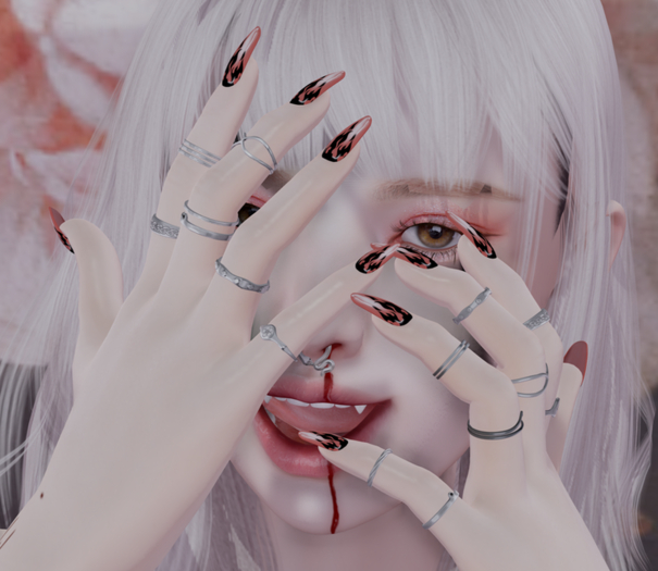 - BUCHU - Flame Nails 6-Set for Legacy and Ebody