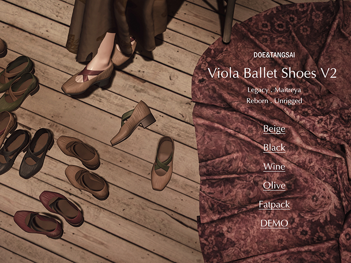 [DOE&TANGSAI] Viola Ballet Shoes V2 Fatpack 