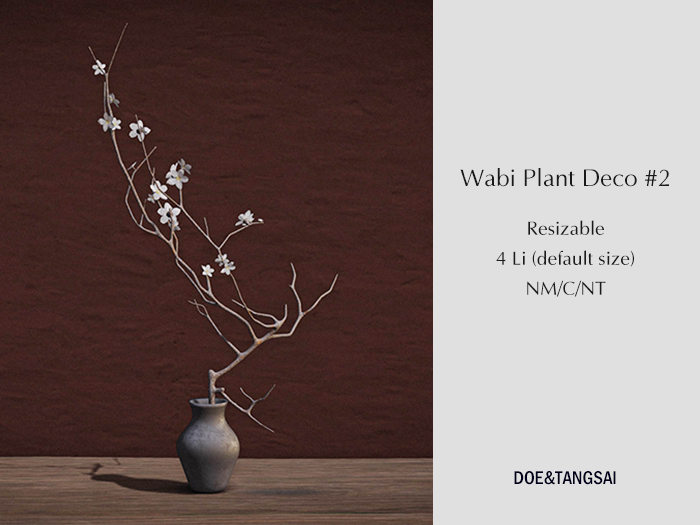 [DOE&TANGSAI] Wabi Plant Deco #2