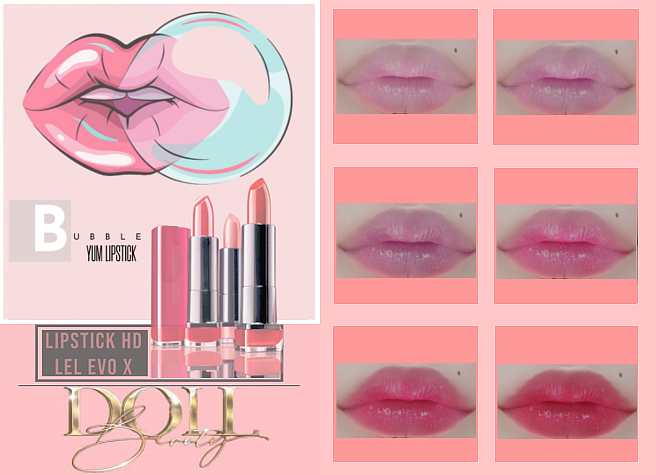 [DB-Doll Beauty]  BUBBLE YUM LIPSTICK HD