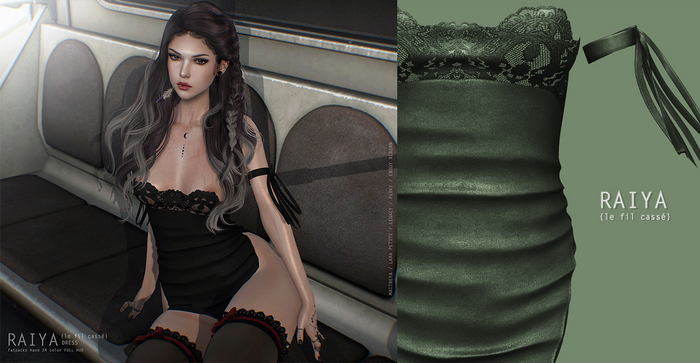 {le fil cassé} Raiya Dress Green