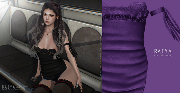{le fil cassé} Raiya Dress Violet