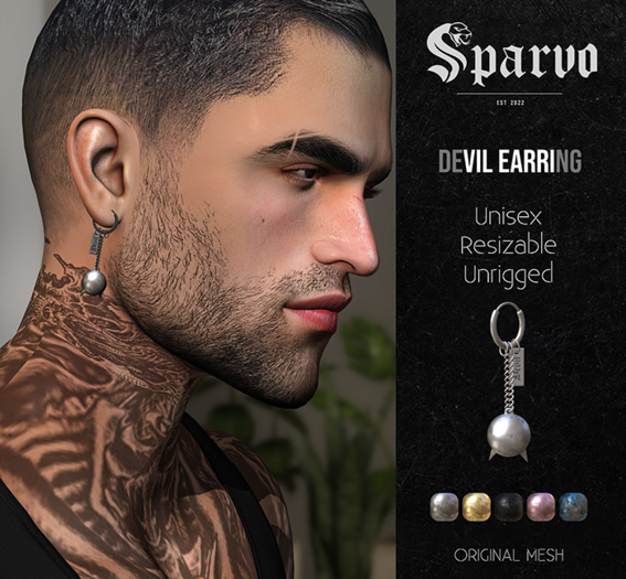 [SPARVO] Devil Earrings - Fatpack