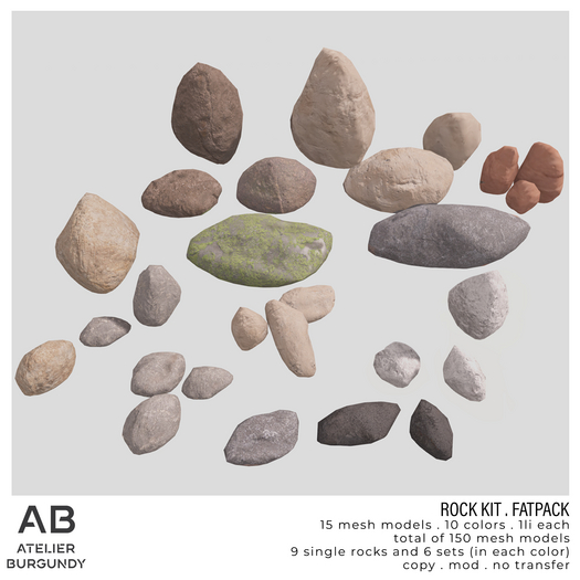 Atelier Burgundy . Rock Kit FATPACK *ADD*