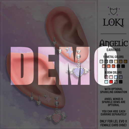 Loki - Angelic Earrings - DEMO