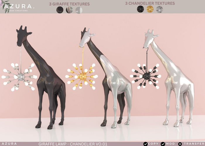 AZURA ::: GIRAFFE LAMP - CHANDELIER VOL.01