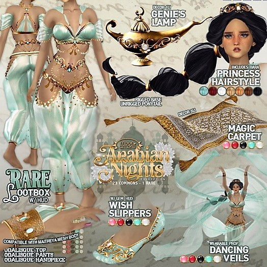 :Moon Amore: Arabian Nights / Magic Carpet -  ROSE