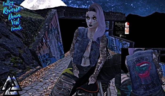 F.I.R. Denim Vest Female Pack