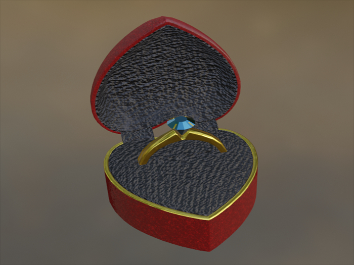 Wedding Ring Box Diamond