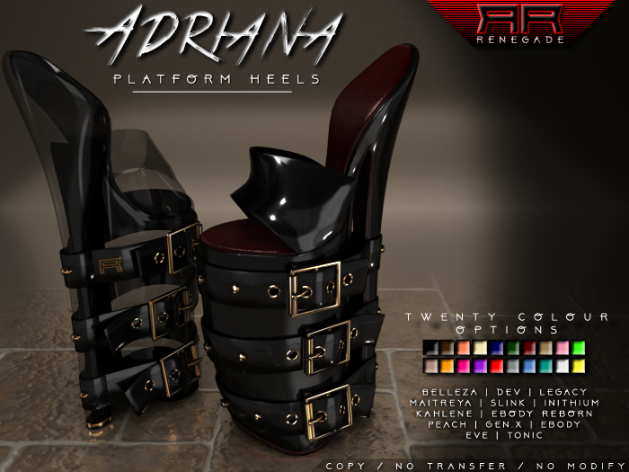 [Renegade] Adriana Platform Heels