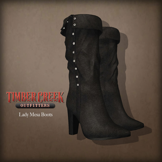[Timber Creek] Lady Mesa Boots-Black